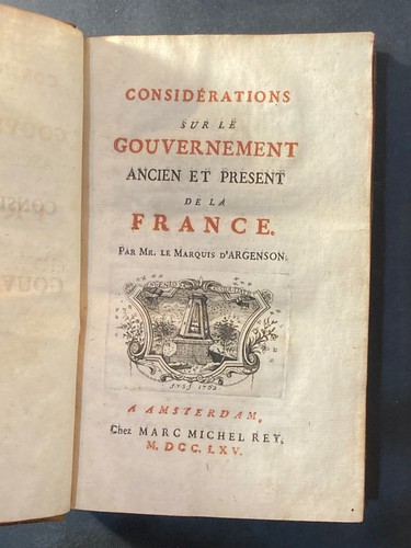 Marquis argenson - d'argenson,