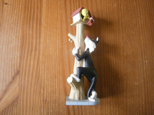 Figurine bougeoir titi et - -,