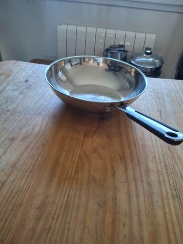 Wok inox tefal 28cm - wok,