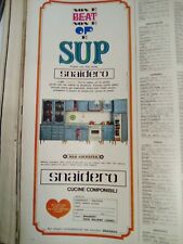 advertising advertising year 1968 kitchens composib Snaidero old America (am ot)