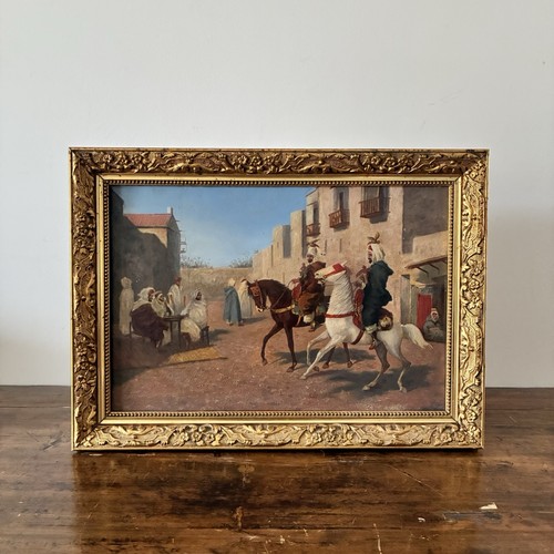 Tableau ancien xixe - -, École