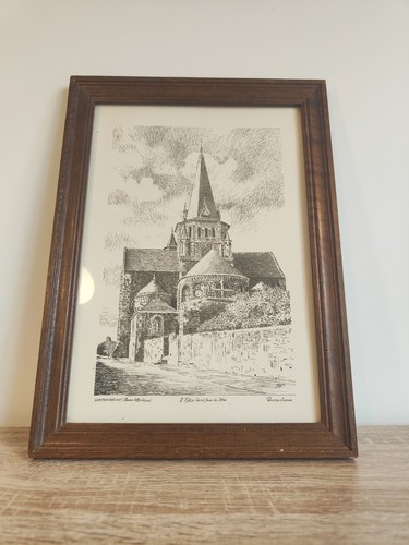 Ancienne gravure encadrée - ancienne,