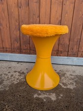 Tabouret Vintage Jaune Années