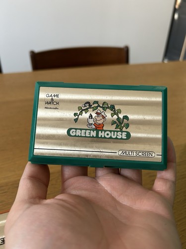 Nintendo game and watch green - and,