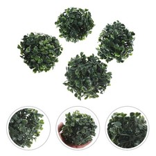  4 pcs fausses boules topiaires de plante fausse plante verte balles rondes rond
