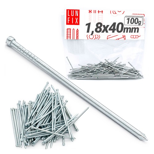 Clous 8x40mm 100g 120 - clous, 1.8x40mm