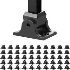 50Pcs Square Base Aluminum