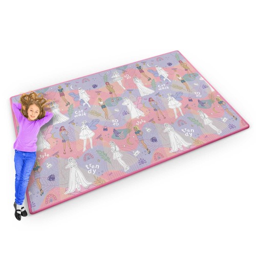 Tapis mousse colorier - tapis, en