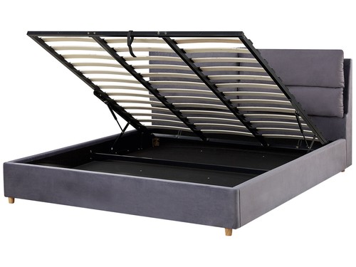 Beliani lit double batilly - lit,