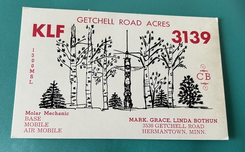 Radio qsl post - qsl,