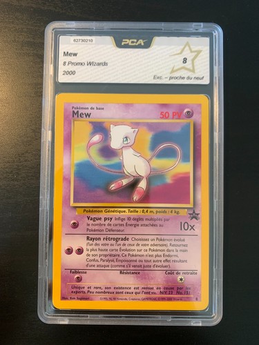 Carte pokémon mew - 8, promo