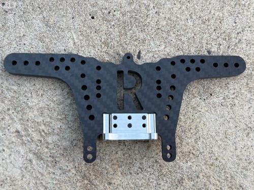 Carbon fiber rear vertical - carbon,