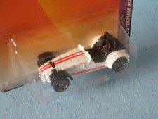 Matchbox Caterham Superlight R500 White Body English Sports Car Toy Model 63mm g
