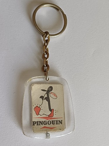 Porte clé vintage - pingo, laine