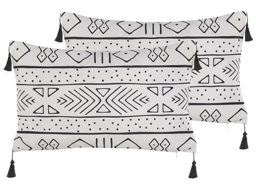 Beliani lot 2 coussins - beliani,