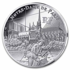 2025 France €10 Silver Proof UNESCO (Notre-Dame de Paris)