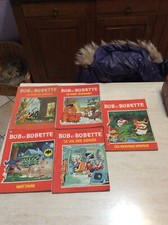 Very Rare Vintage Collectible French Language Bob et Bobette Comics Lot