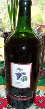 VINTAGE EMPTY WINE BOTTLE CHATEAU ST MICHELLE 1997 CABERNET CANOE RIDGE NO CORK