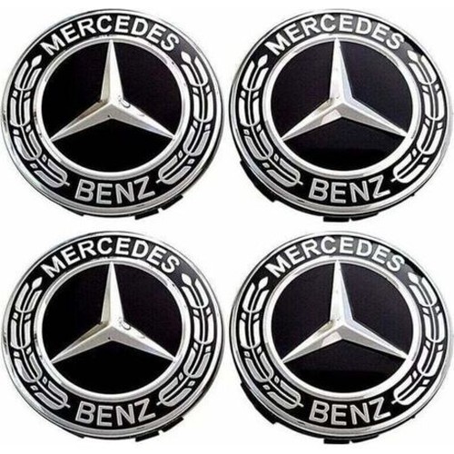 Cache moyeu mercedes - mercedes, 75mm