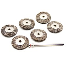 6x Brosse Ziegenhaarbürsten