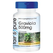 Graviola 500 mg - 120 gélules - végétalien | juste et pur