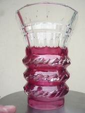 Belle Vieux Vase En Cristal