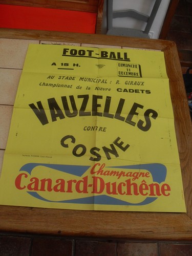 Ancienne affiche publicitaire - ancienne, publicitaire"