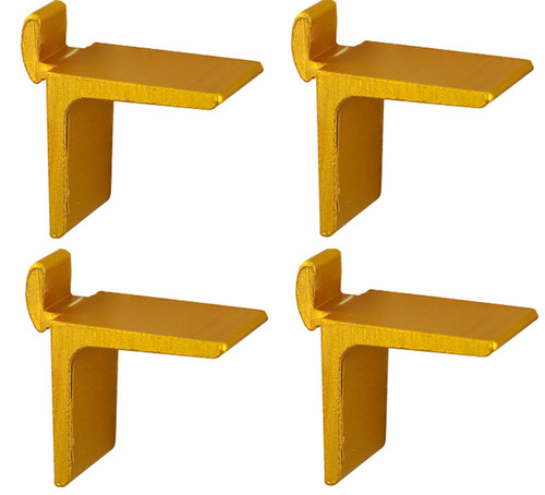 Taquet aluminium doré - taquet,