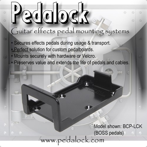 Pedalock boss effects pedal - pedalock,