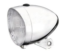 Feu Avant Led Chrome 70mm phare vélo cruiser chopper américain rétro light bike
