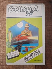 Meurtre A Grande Vitesse  - Amstrad CPC 464 - Cobra Soft - 1985