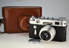 1961 SOVIET USSR "ZORKI 6" rangefinder camera + INDUSTAR-50 M39 LENS f3.5/50 (2)