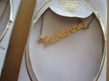 Collier chaine prénom    de