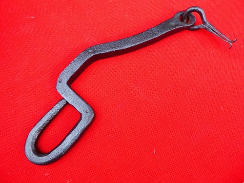 Poignée porte fer - fer, forge