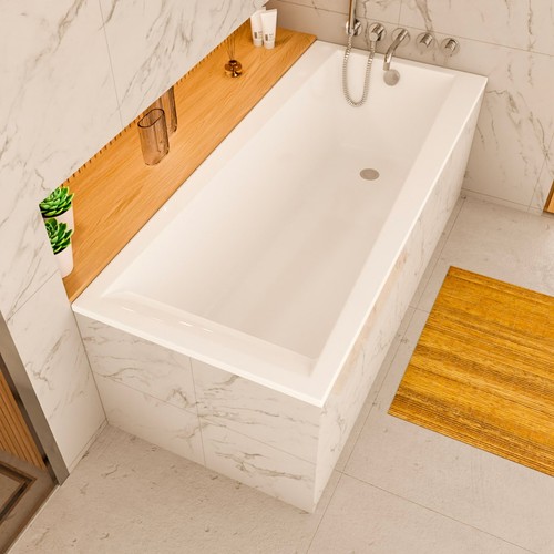 Baignoire rectangle linda - baignoire,