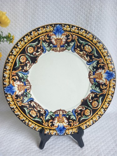 Plat ancien gien décor - plat,