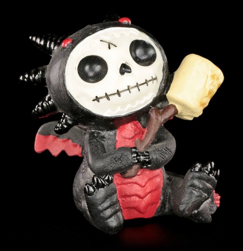 Figurine furry bones black - furry,