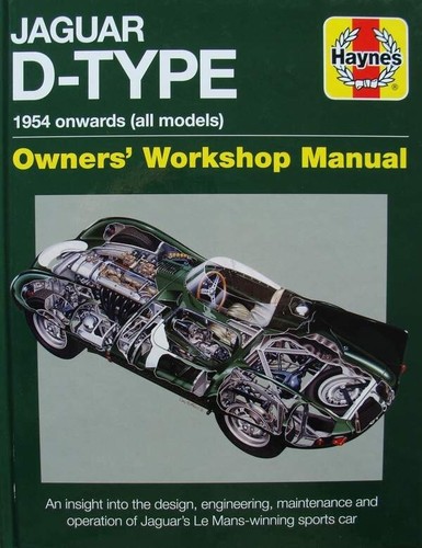 Livre book jaguar d - livre/book, d-type