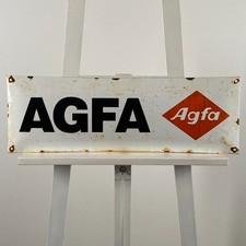 Plaque émaillée Agfa -