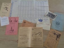 Lot catalogue jeux de boules -