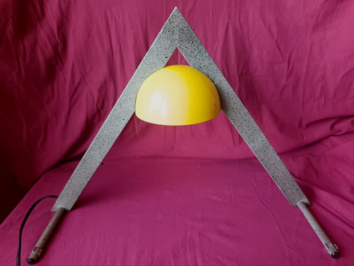 Lampe metal style mouvement - style,