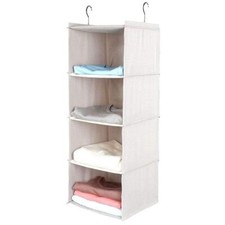 Foldable Hanging Shelf Storage Organizer Storage Closet to...