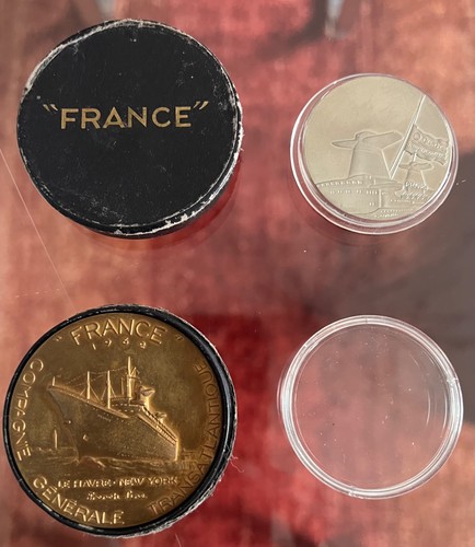 Médaille paquebot france - médaille,
