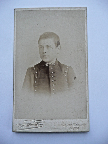 Photo cdv 1901 jeune garcon - 1901,