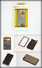 Coque rigide plissée Griffin Chilewich pour iPhone 4 / 4S - Noir et or PRIX CONSEILLÉ : 20 £