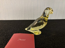 Baccarat Crystal Citrine Yellow Parrot / Parrot