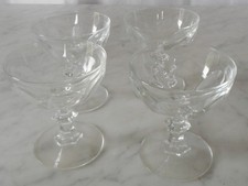 Lot de 4 coupes à champagne