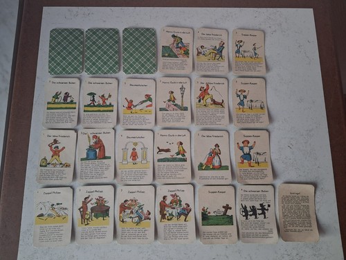 Ancien jeu allemand 25 - ancien, de