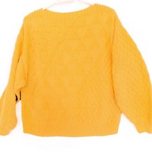 Pull femme couleur jaune