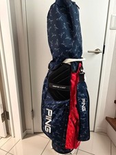PING HOOFER CART Navy cart bag